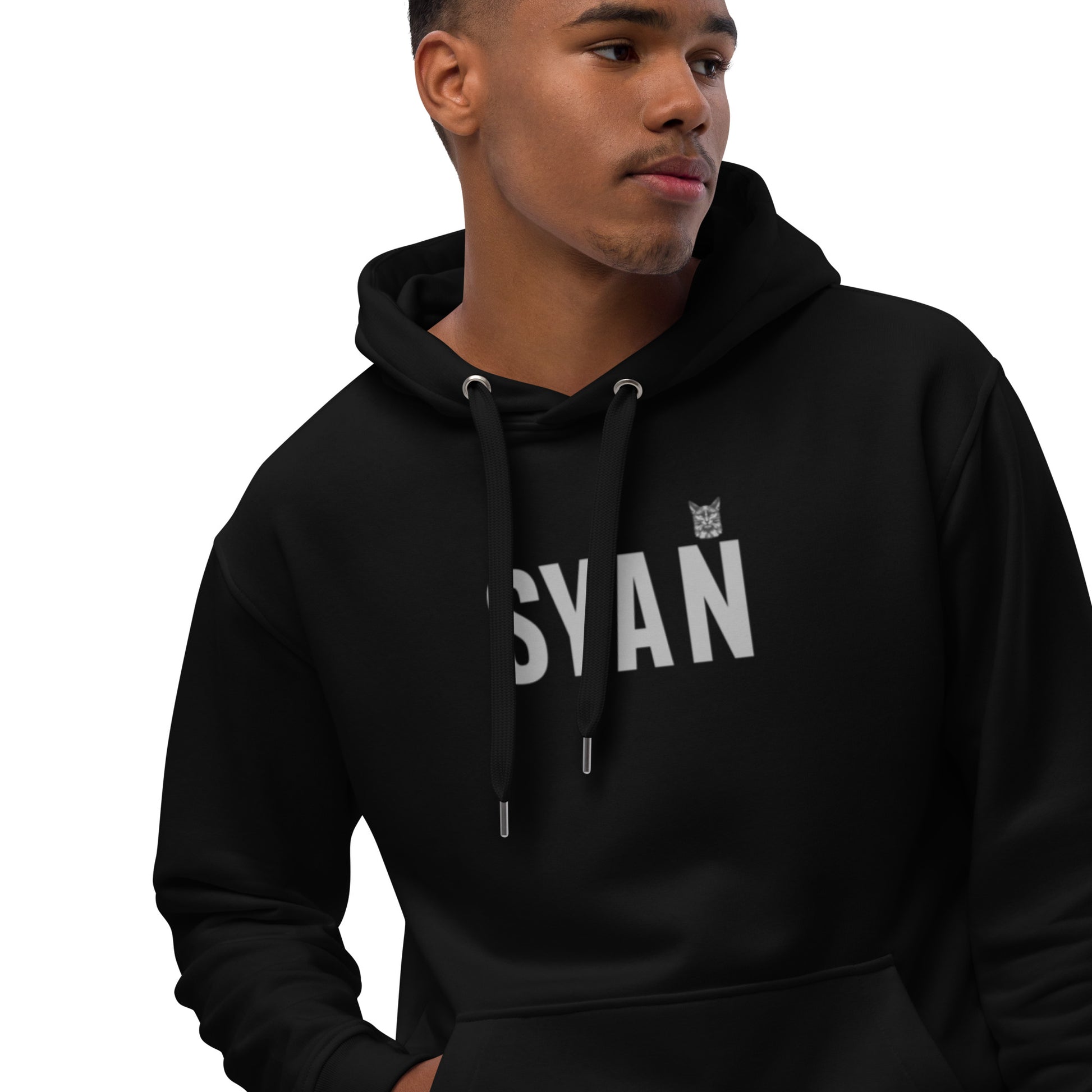 Premium Organic Cotton Hoodie Black