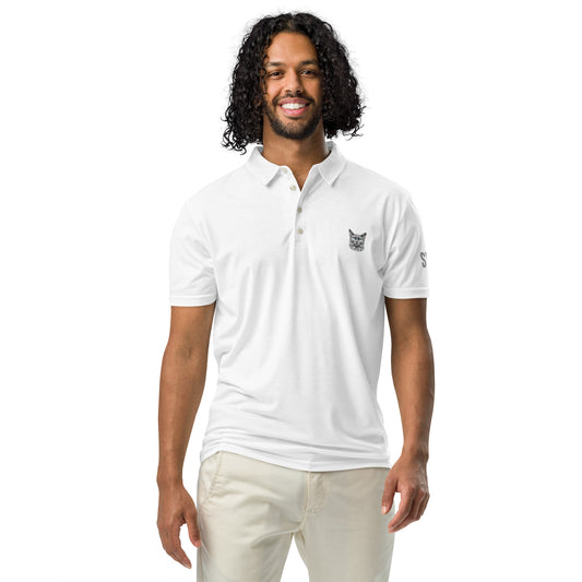 Syan Blue Eyes Slim Fit Polo White