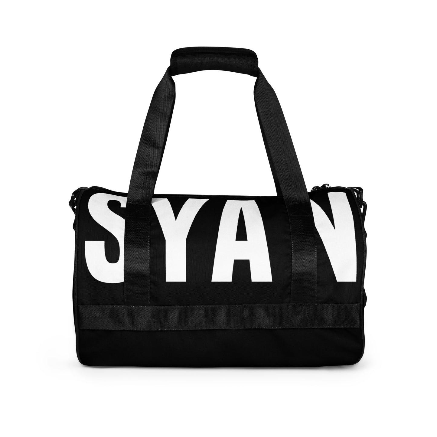 Syan"3 Never Give Up Gym Bag Black