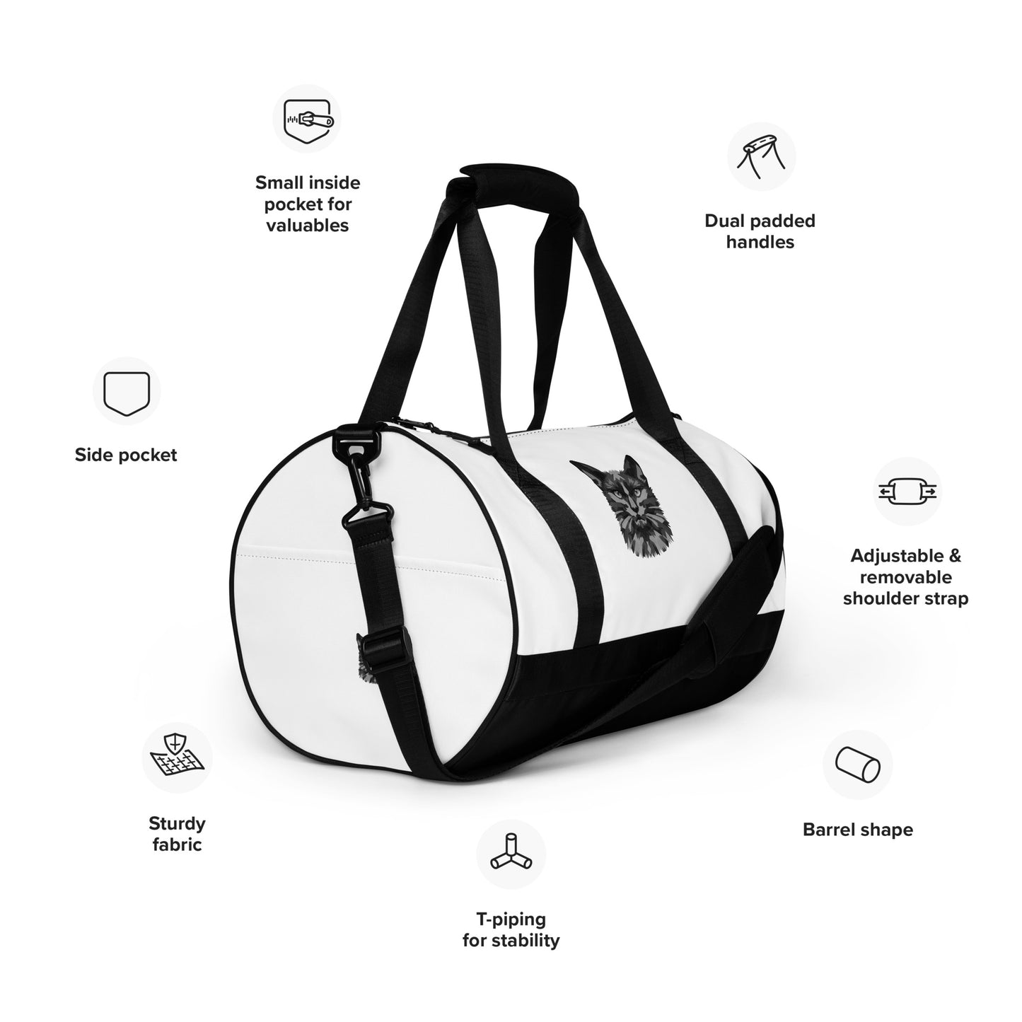 Syan Fitness Bag White