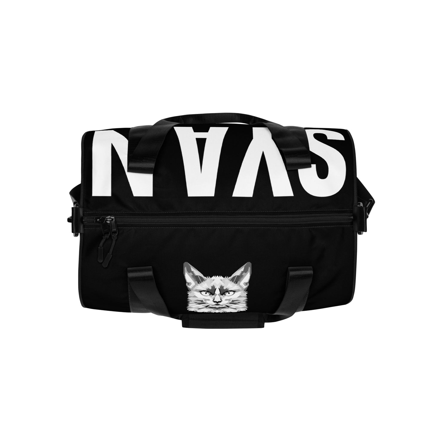 Syan"3 Never Give Up Gym Bag Black