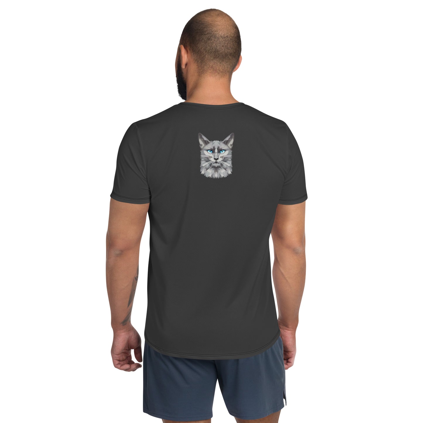 Syan Blue Eyes Athletic Fit T-Shirt Eclipse