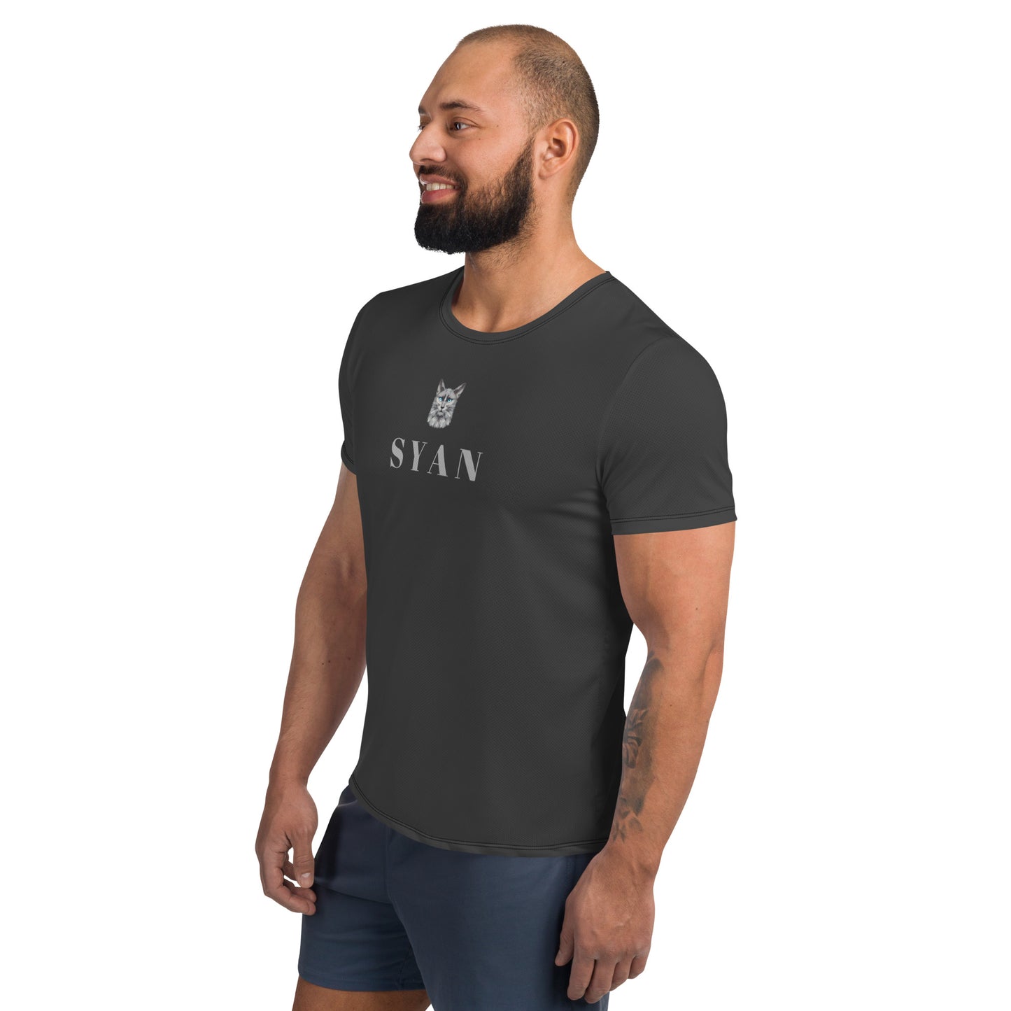 Syan Blue Eyes Athletic Fit T-Shirt Eclipse