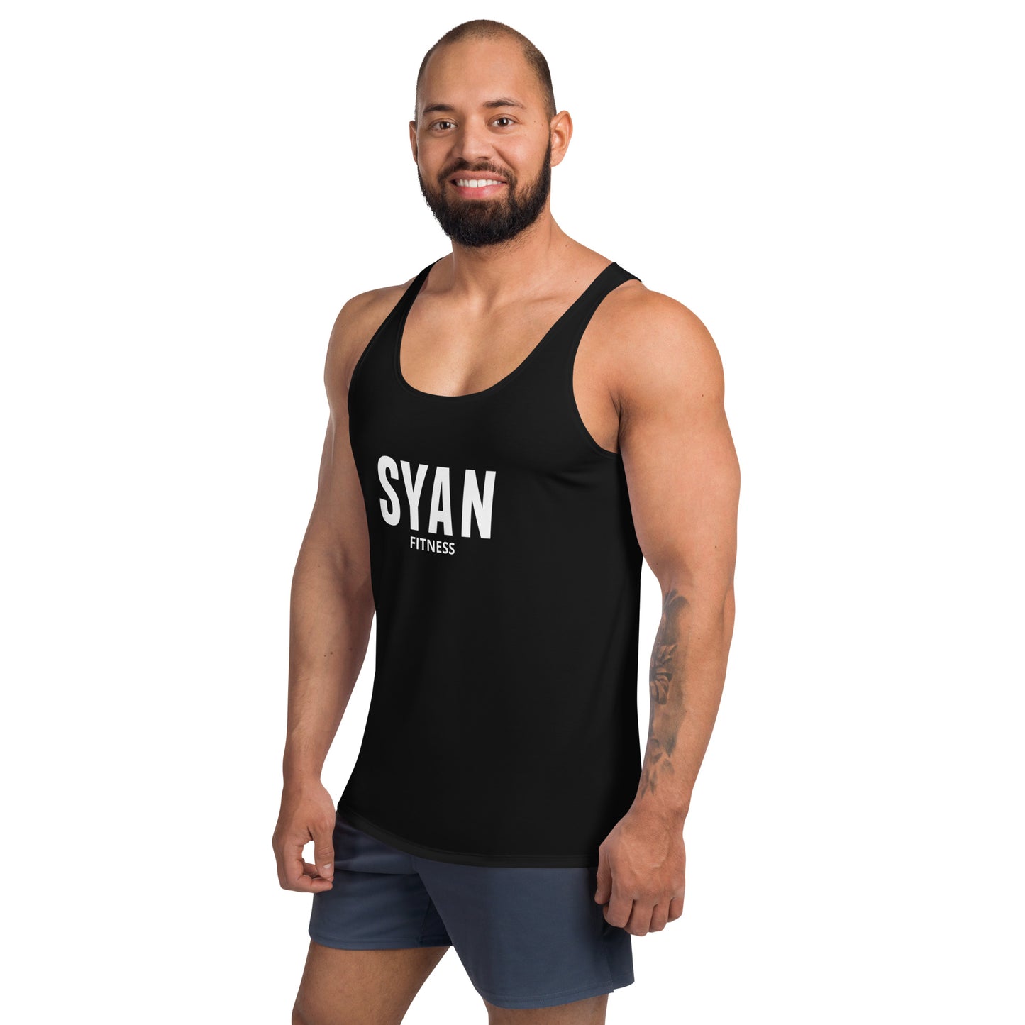 Syan Fitness Relaxed Fit Tank Top Black