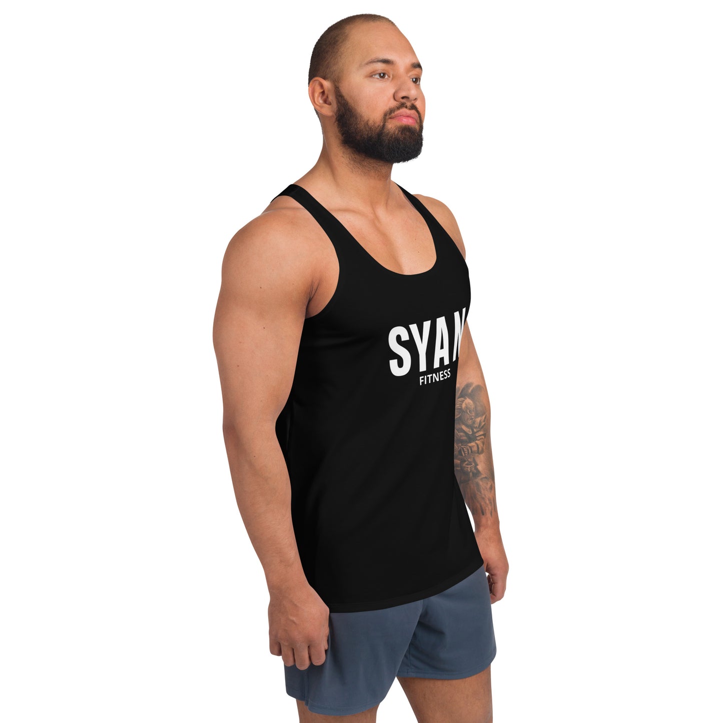 Syan Fitness Relaxed Fit Tank Top Black