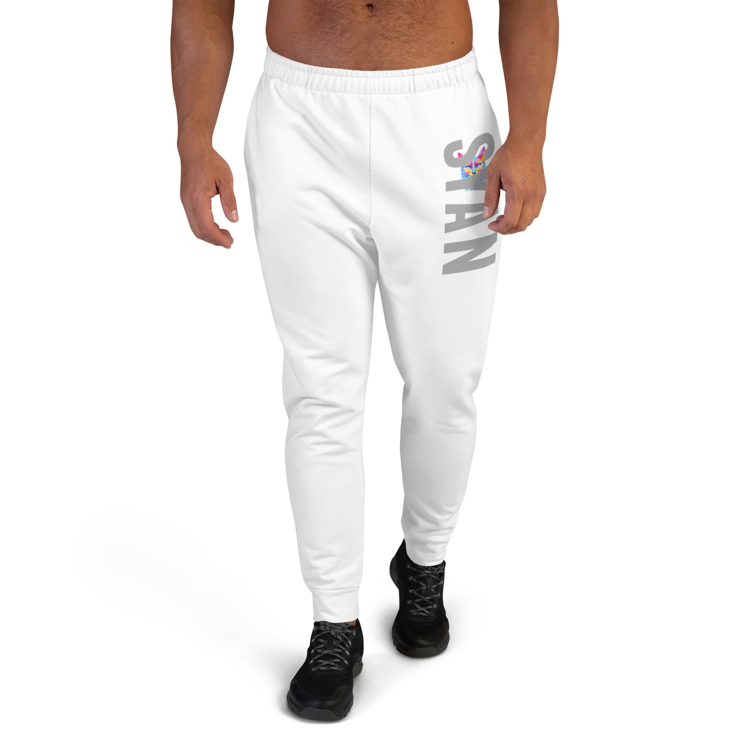 Workout Fit Joggers Syan White