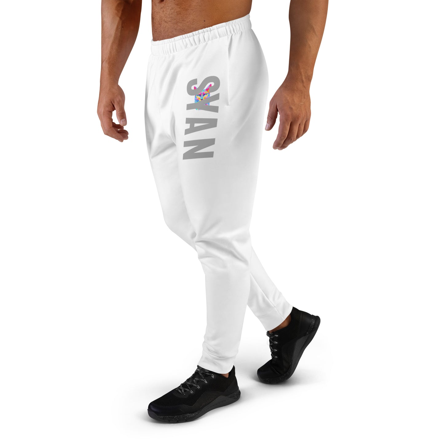 Workout Fit Joggers Syan White