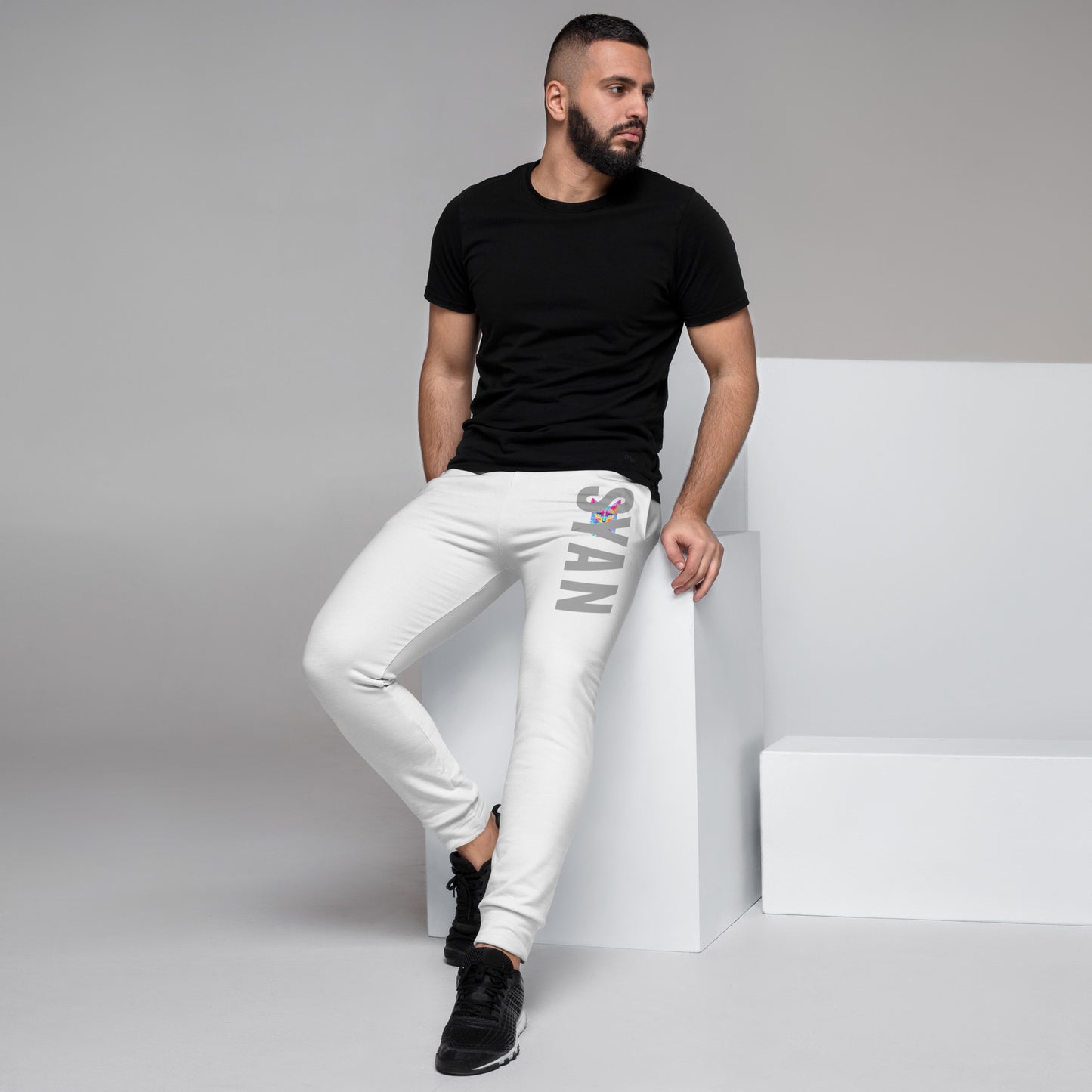 Workout Fit Joggers Syan White