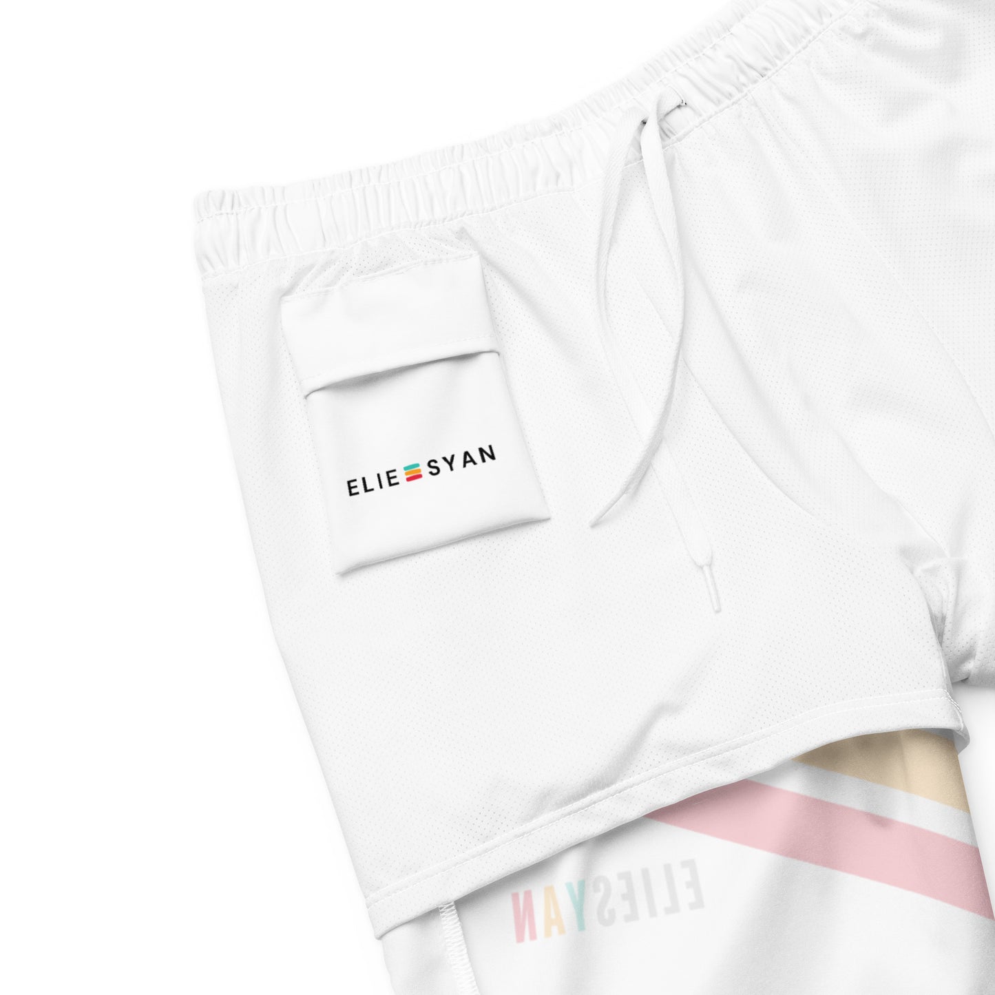 Syan"3 Summer Swim Shorts White