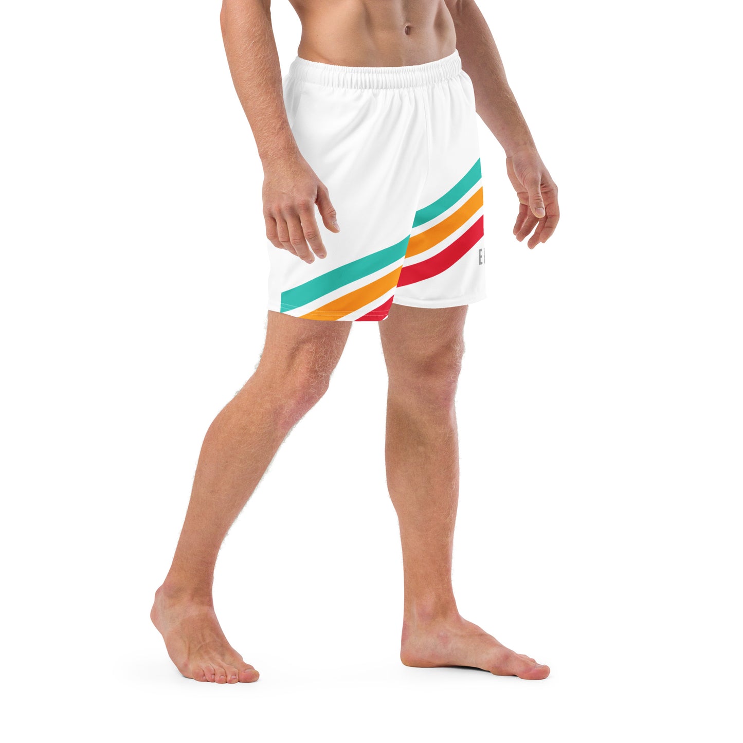 Syan"3 Summer Swim Shorts White