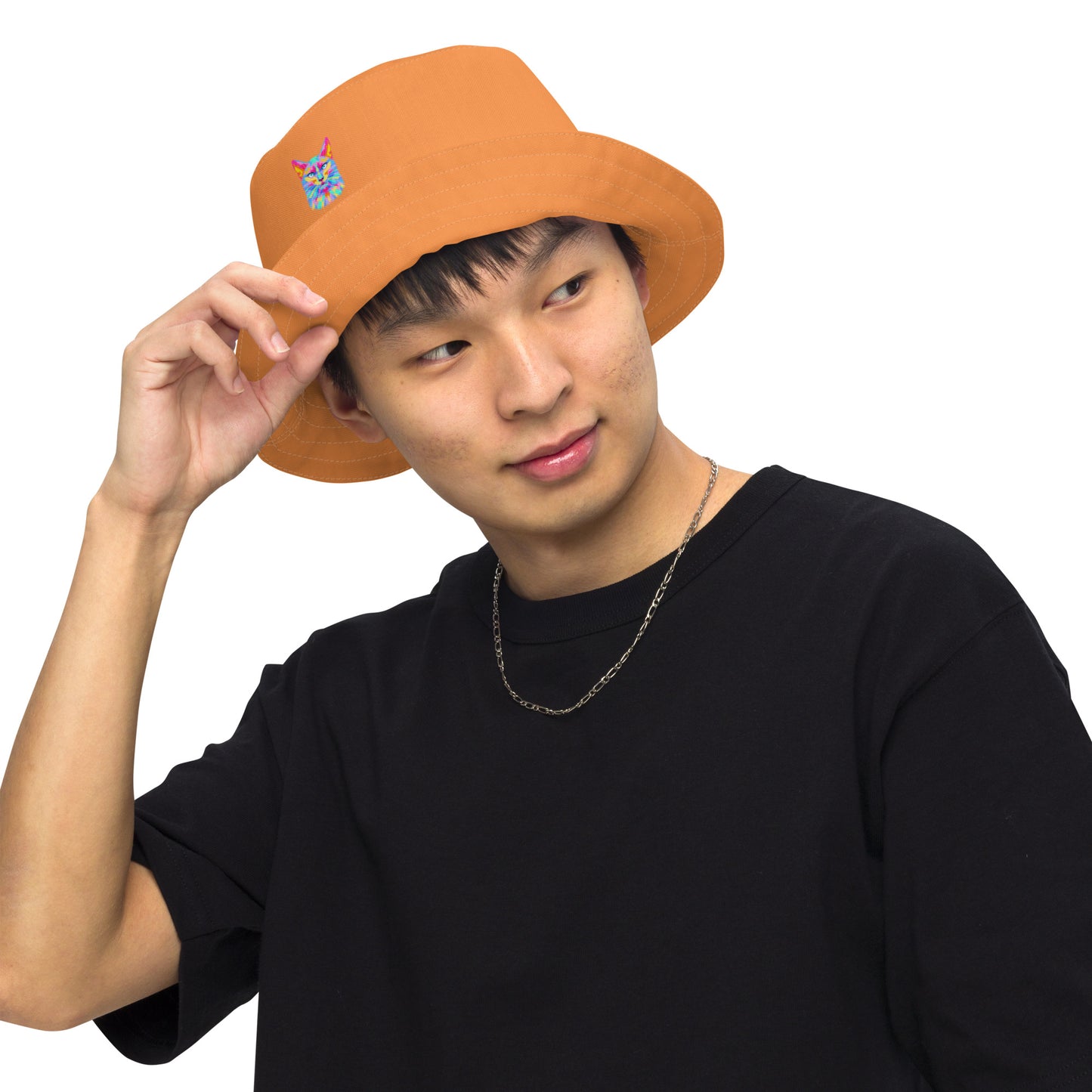 Syan Reversible Bucket Hat Sea Buckthorn