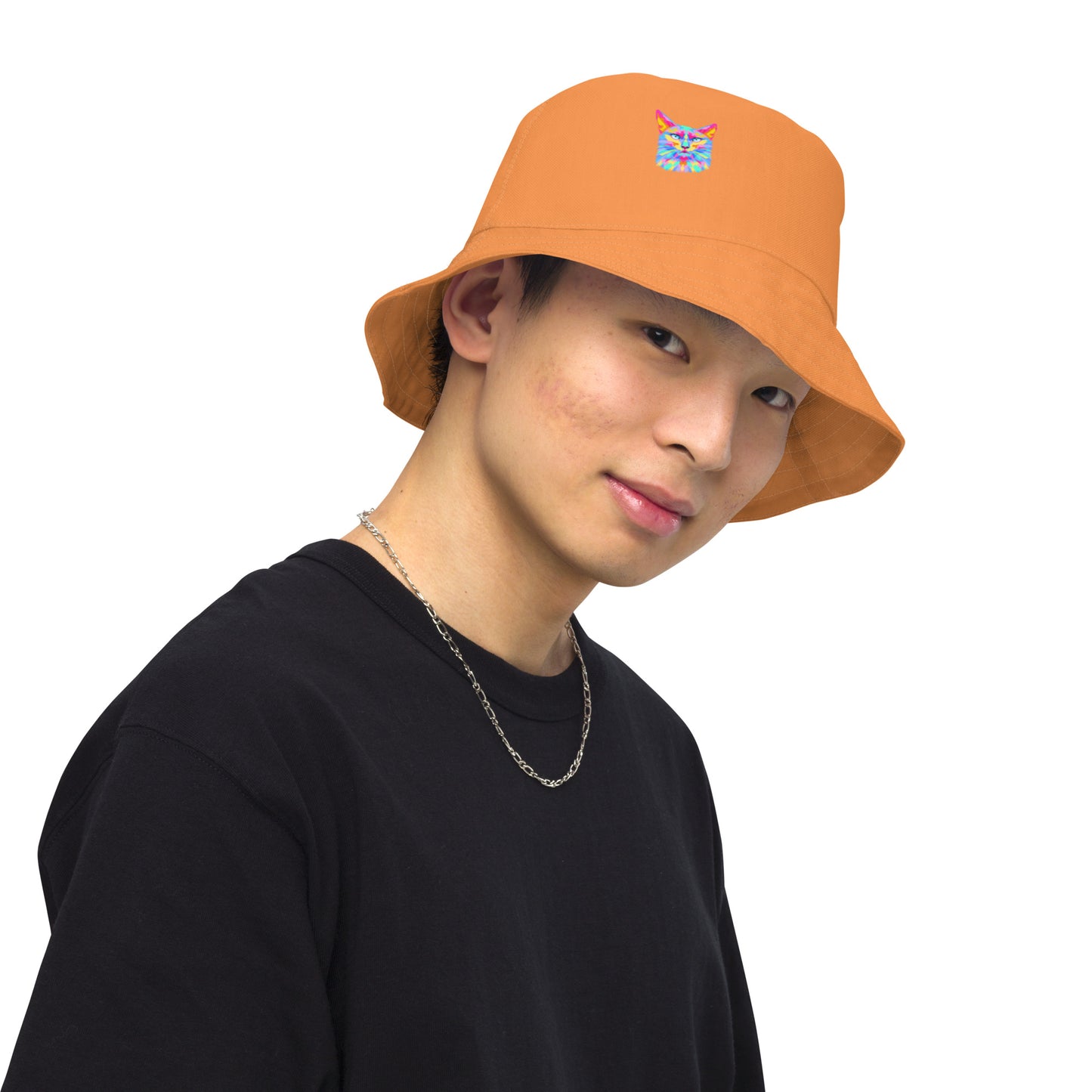 Syan Reversible Bucket Hat Sea Buckthorn