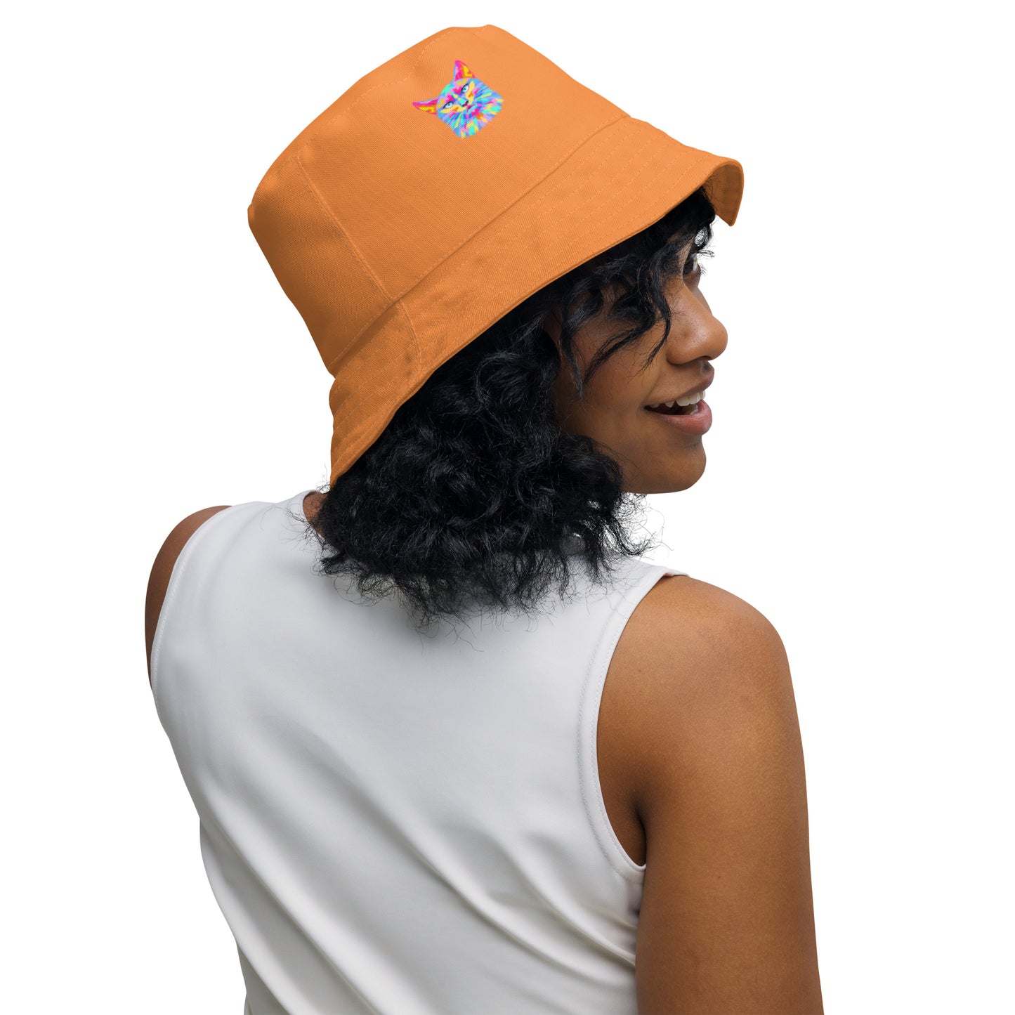 Syan Reversible Bucket Hat Sea Buckthorn