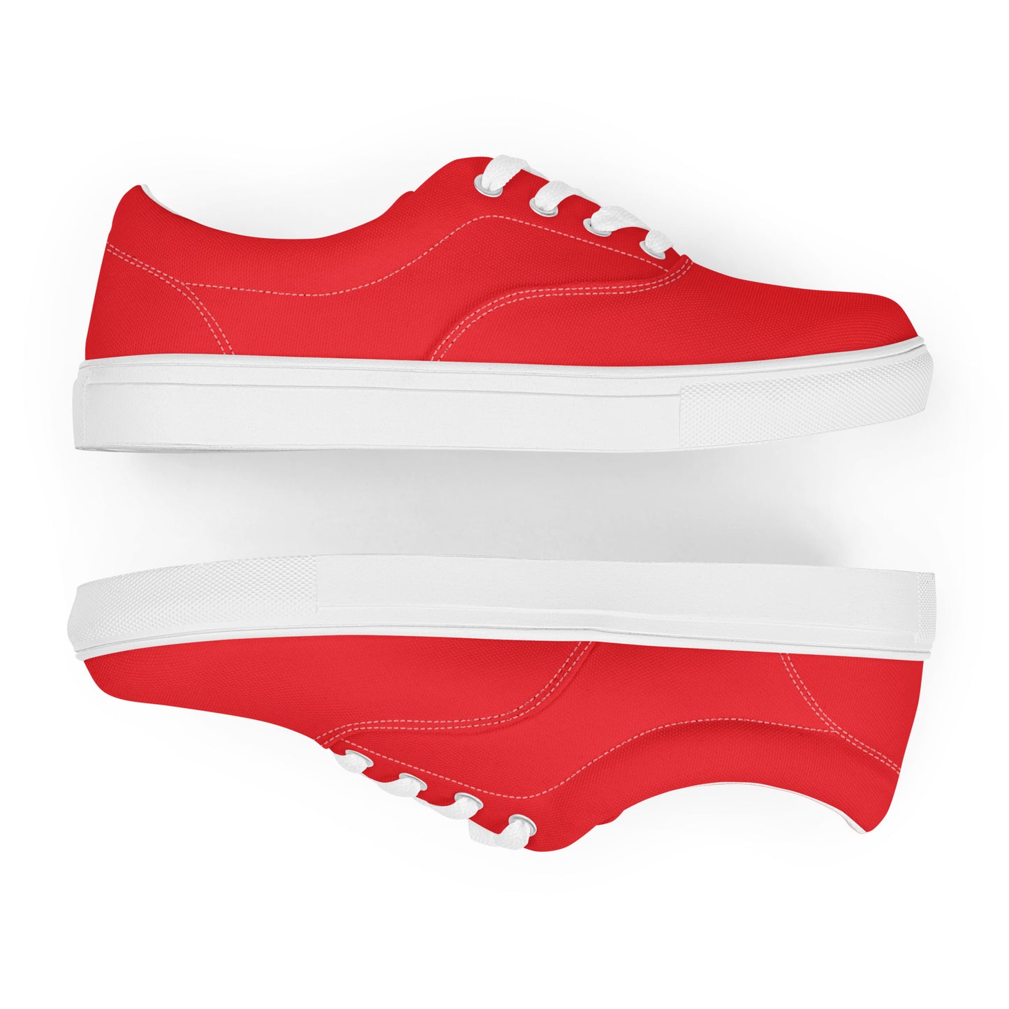 Lace Up Shoes Alizarin Red