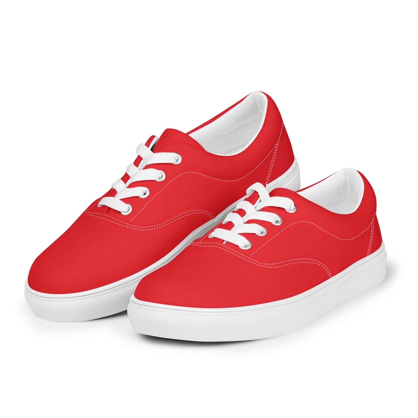 Lace Up Shoes Alizarin Red