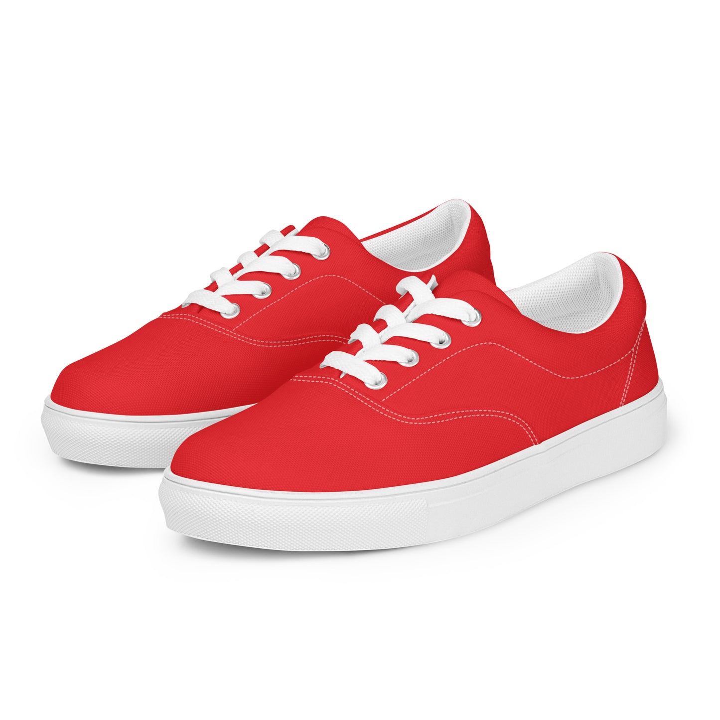 Lace Up Shoes Alizarin Red