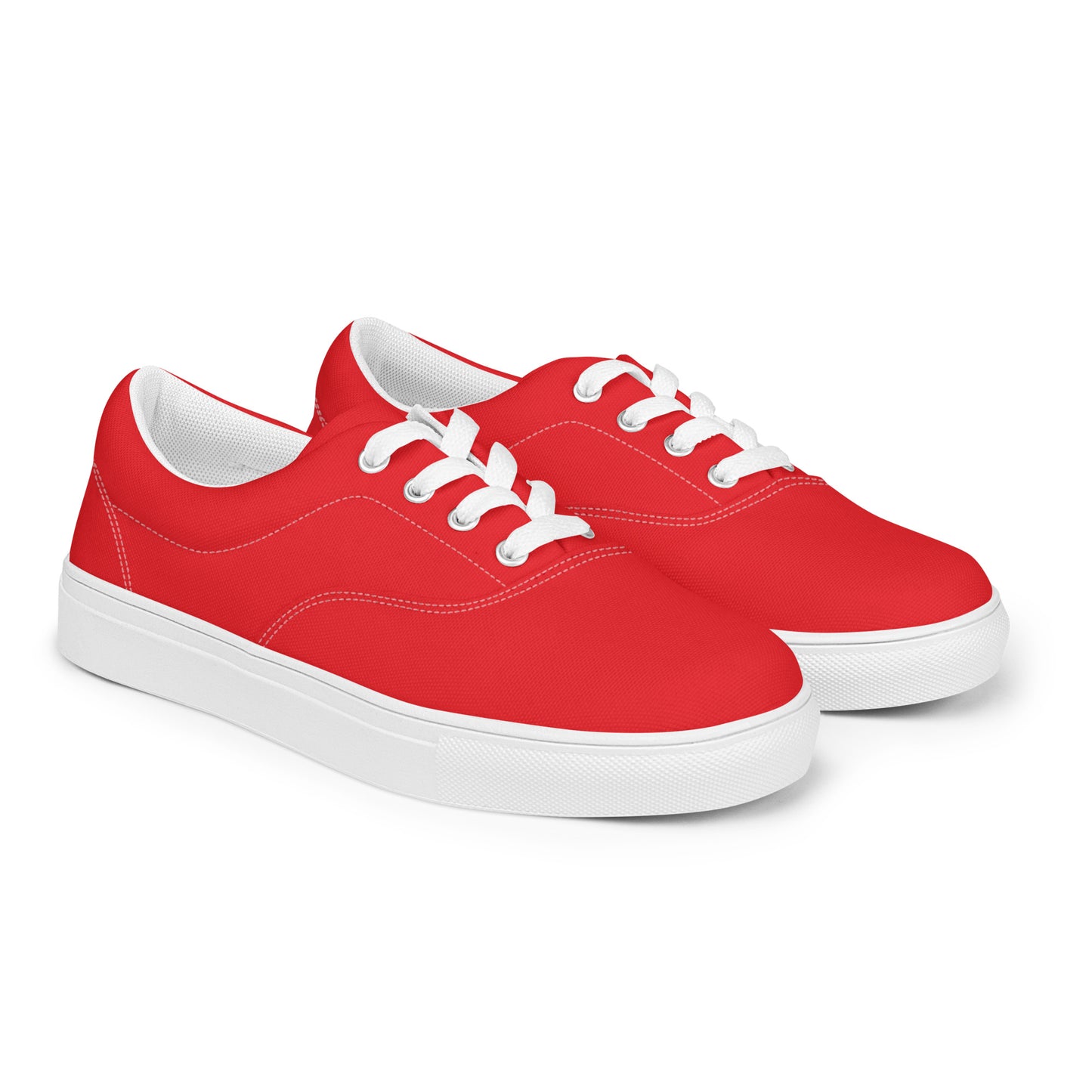 Lace Up Shoes Alizarin Red