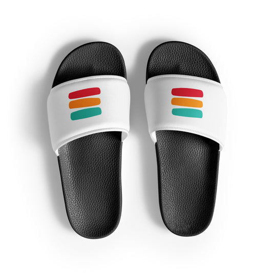 Men’s Slides Black White