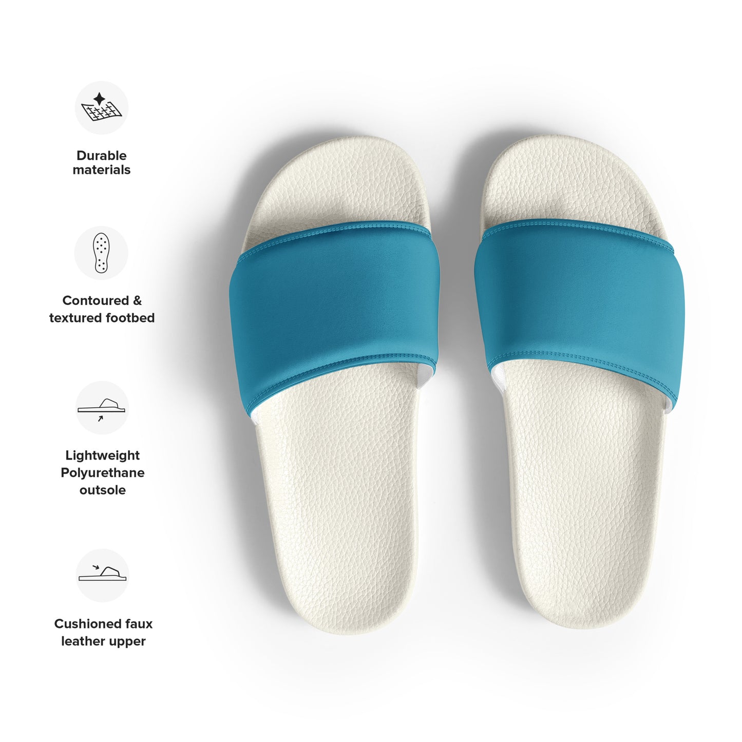 Men’s Slides Sexy Blue White