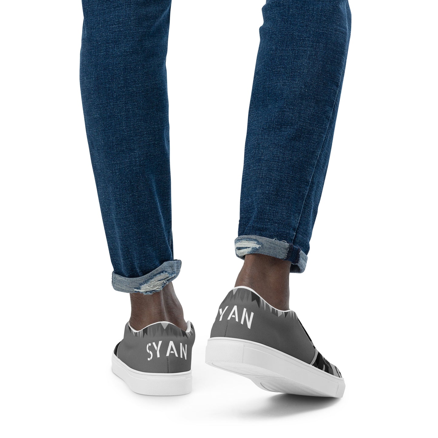 Syan Wild Men’s Slip-On Shoes Grey