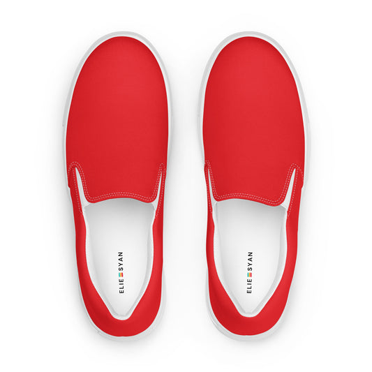 Slip On Shoes Alizarin Red