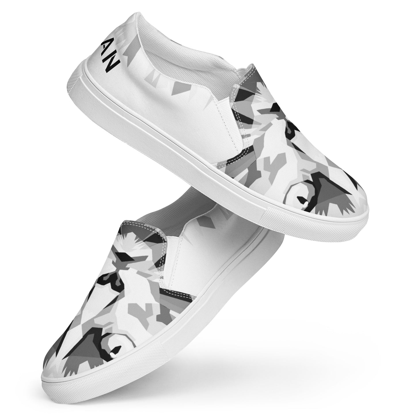 Syan Wild Men’s Slip-On Shoes White