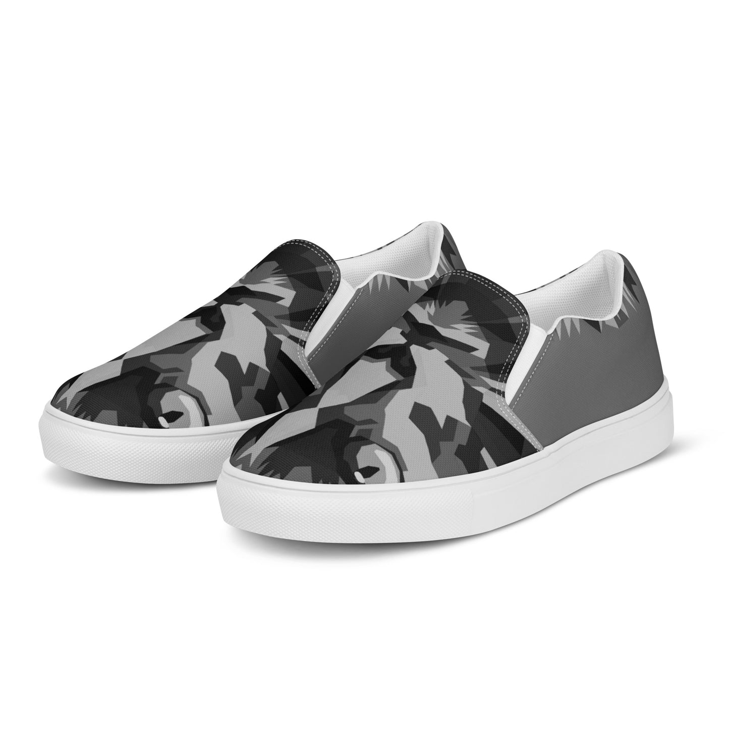 Syan Wild Men’s Slip-On Shoes Grey