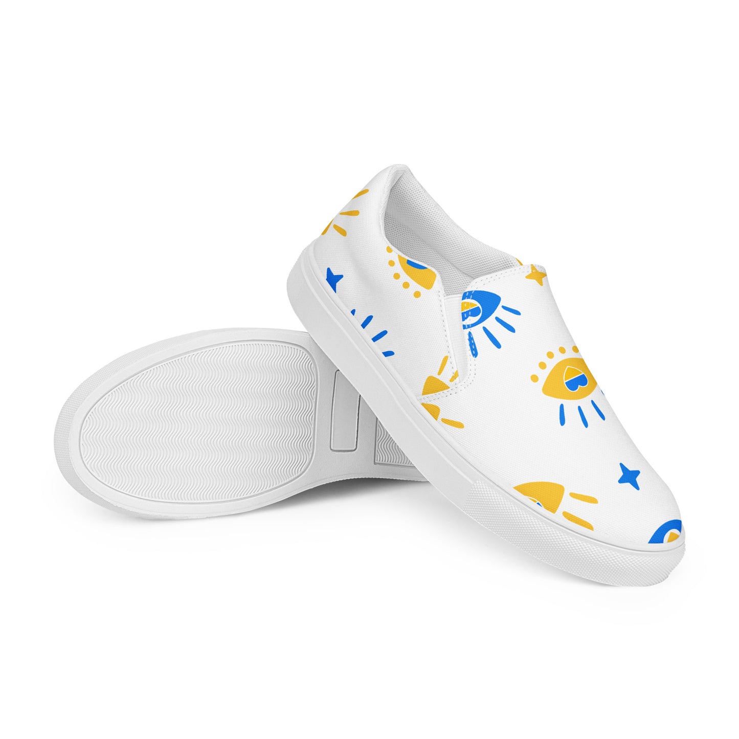 Men’s Slip-On Shoes Radiance Love Eyes