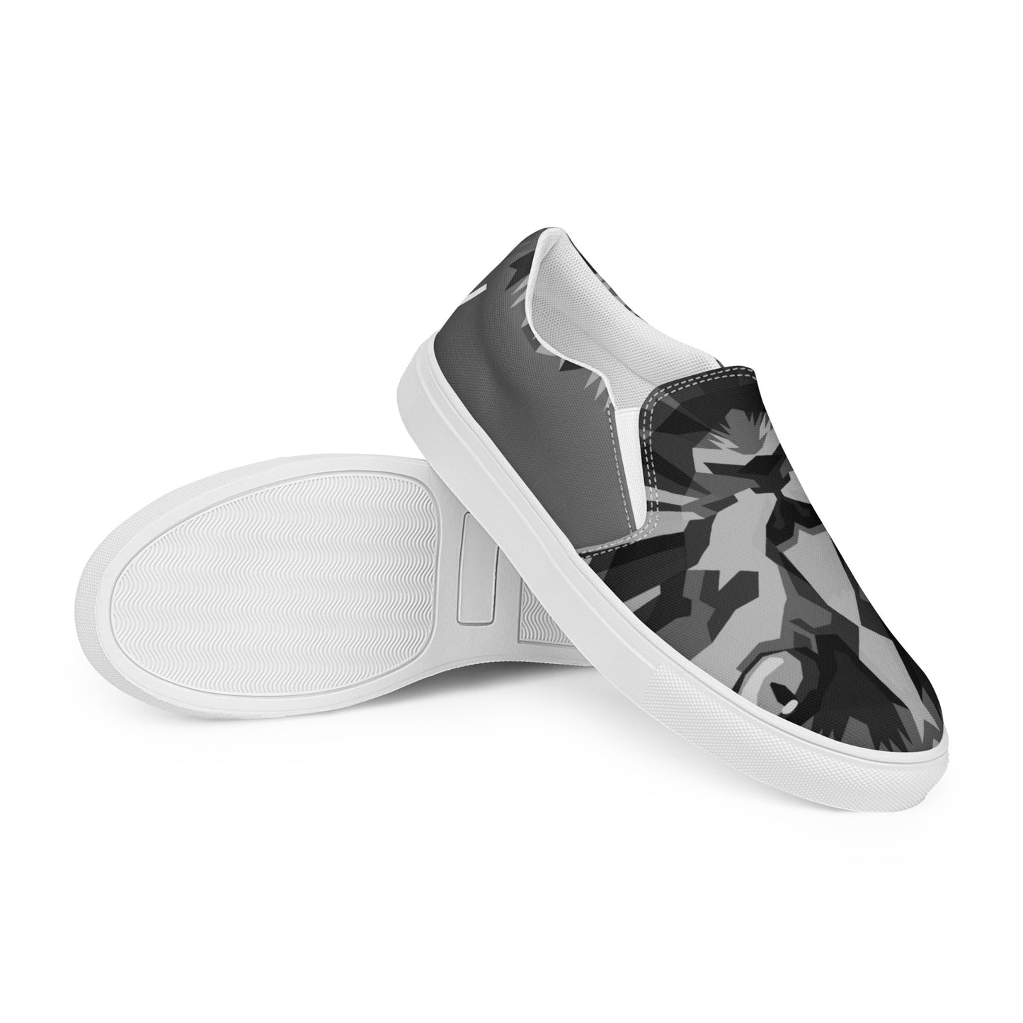 Syan Wild Men’s Slip-On Shoes Grey