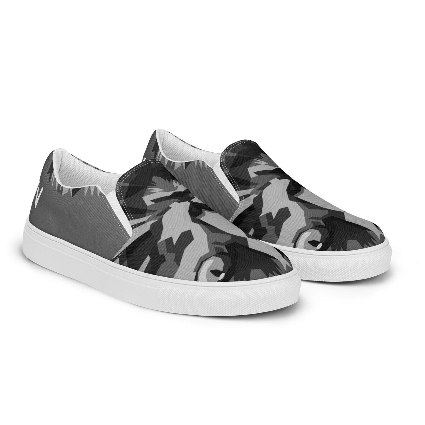 Syan Wild Men’s Slip-On Shoes Grey