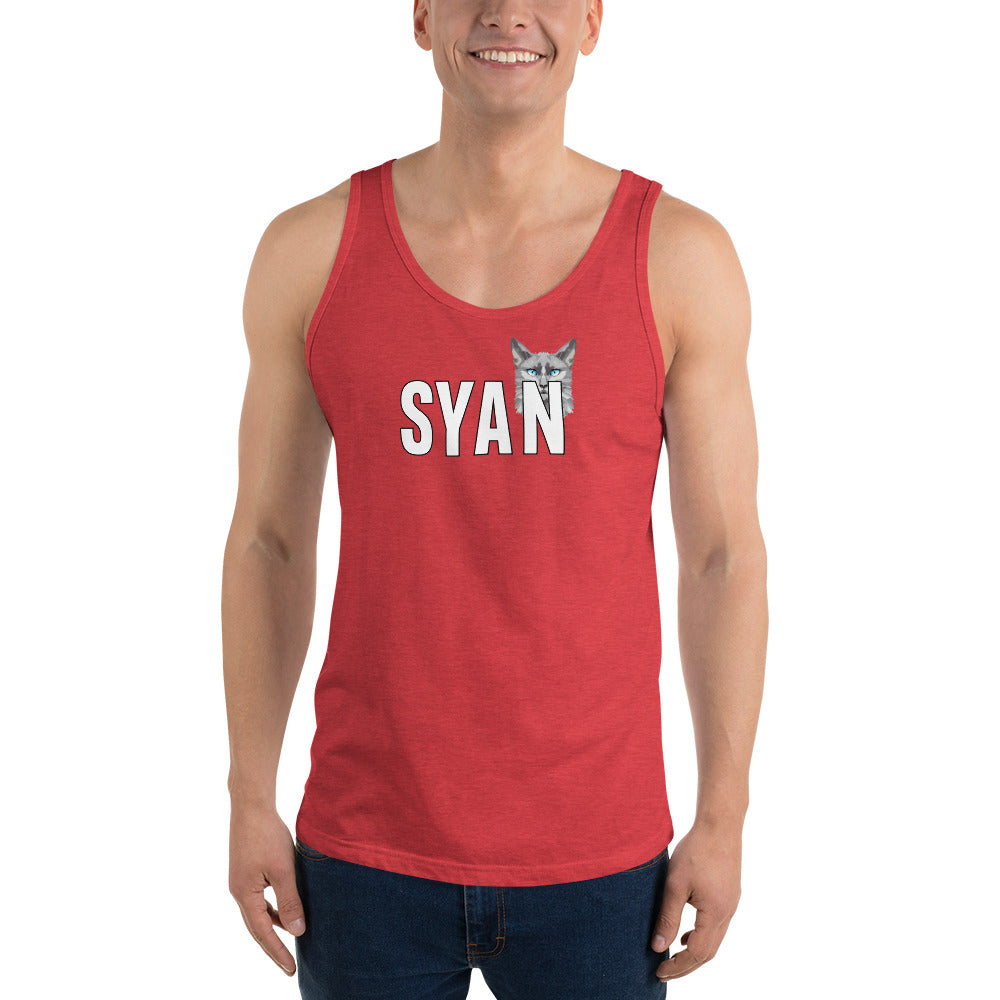 Fitted Active Syan Blue Eyes Tank Top