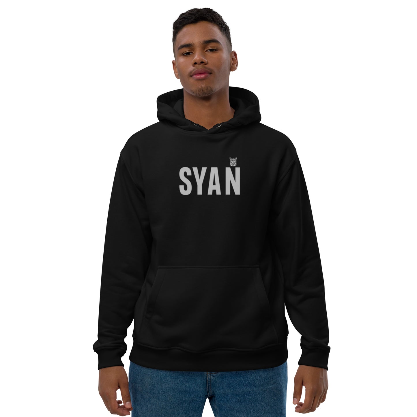 Premium Organic Cotton Hoodie Black