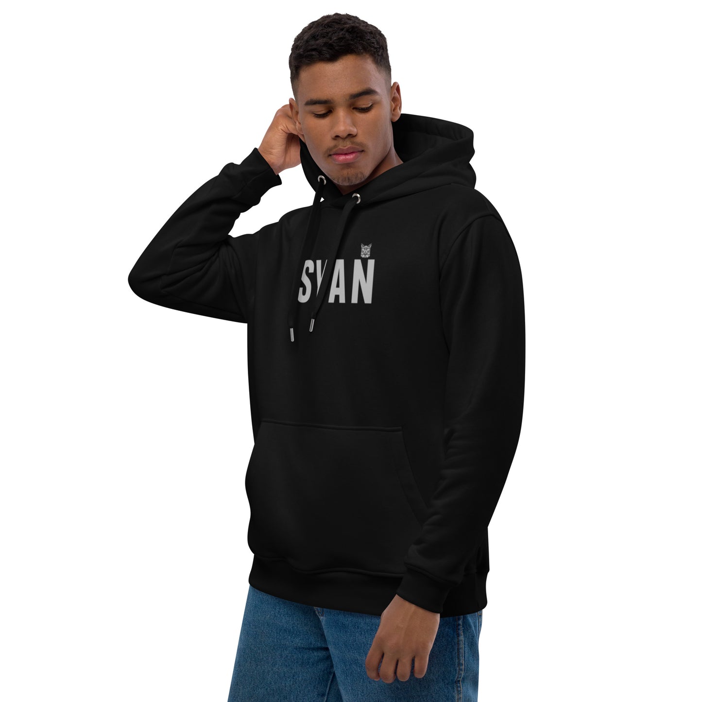 Premium Organic Cotton Hoodie Black