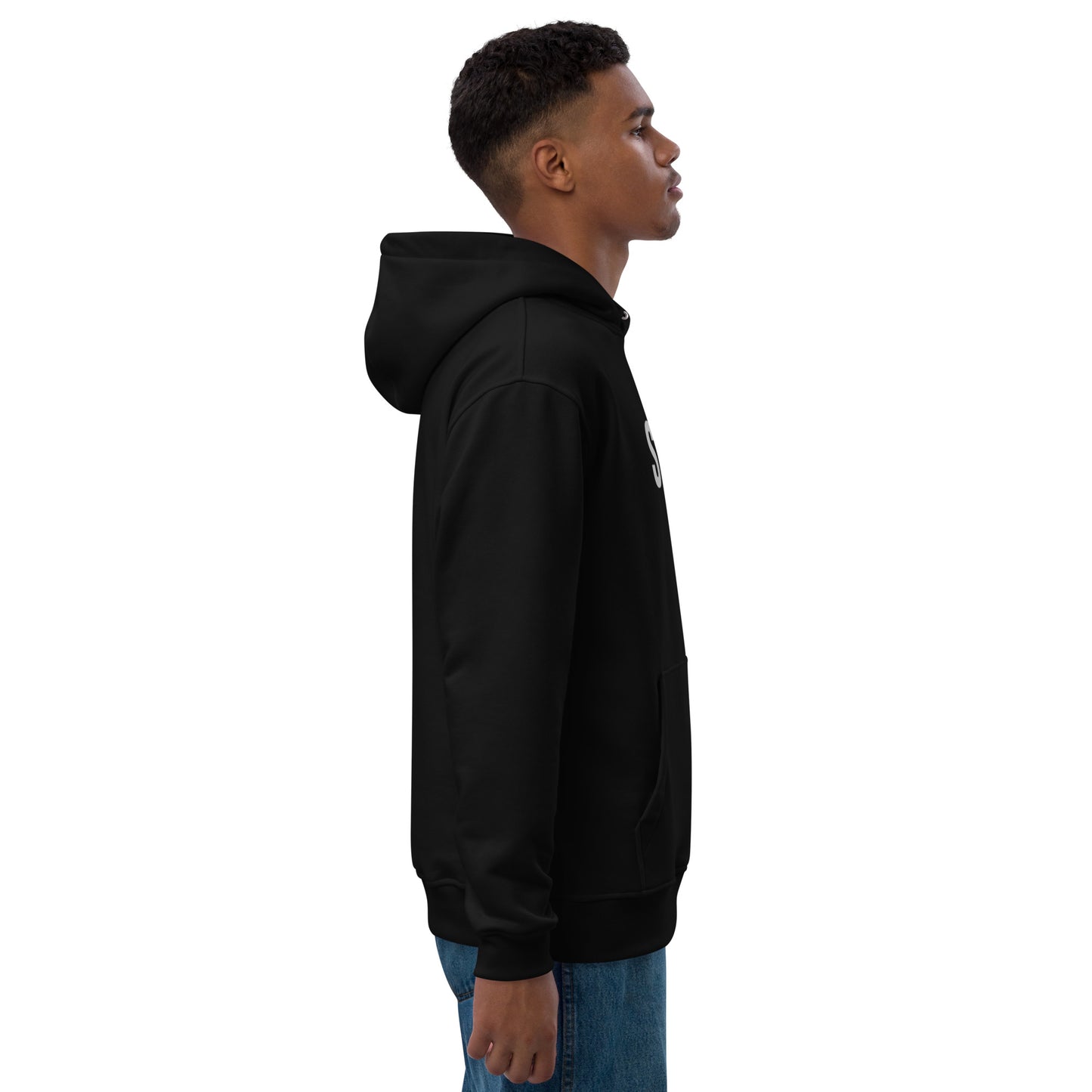 Premium Organic Cotton Hoodie Black