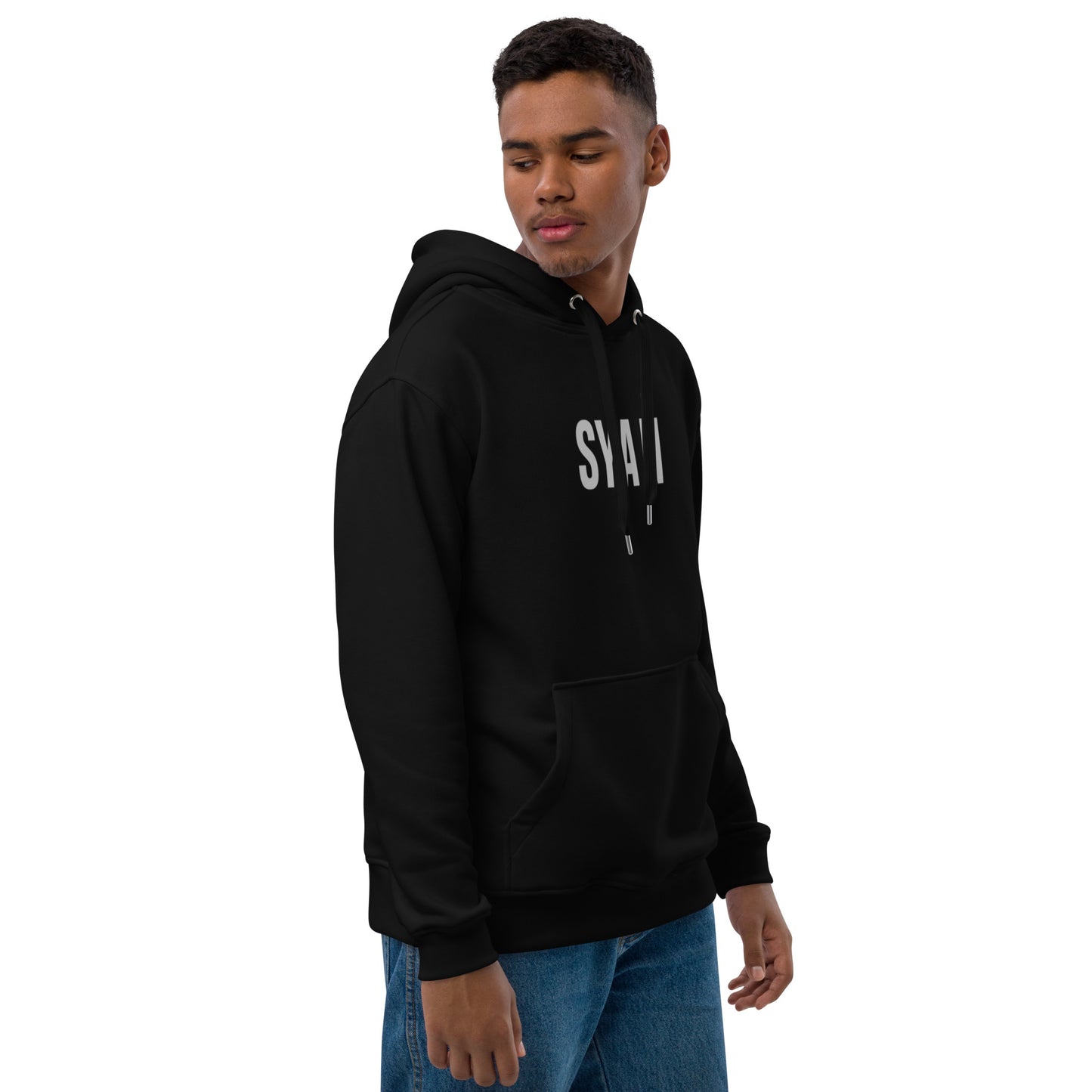 Premium Organic Cotton Hoodie Black