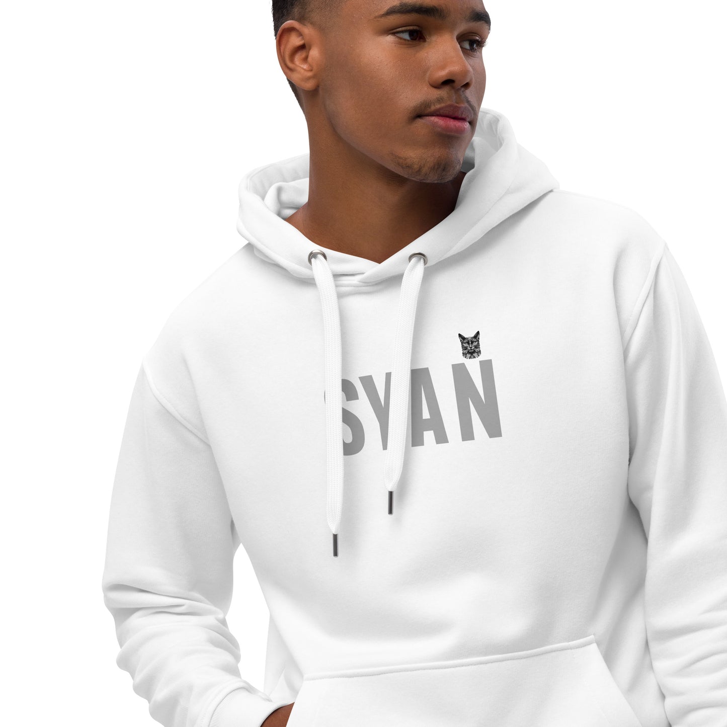 Premium Organic Cotton Hoodie White