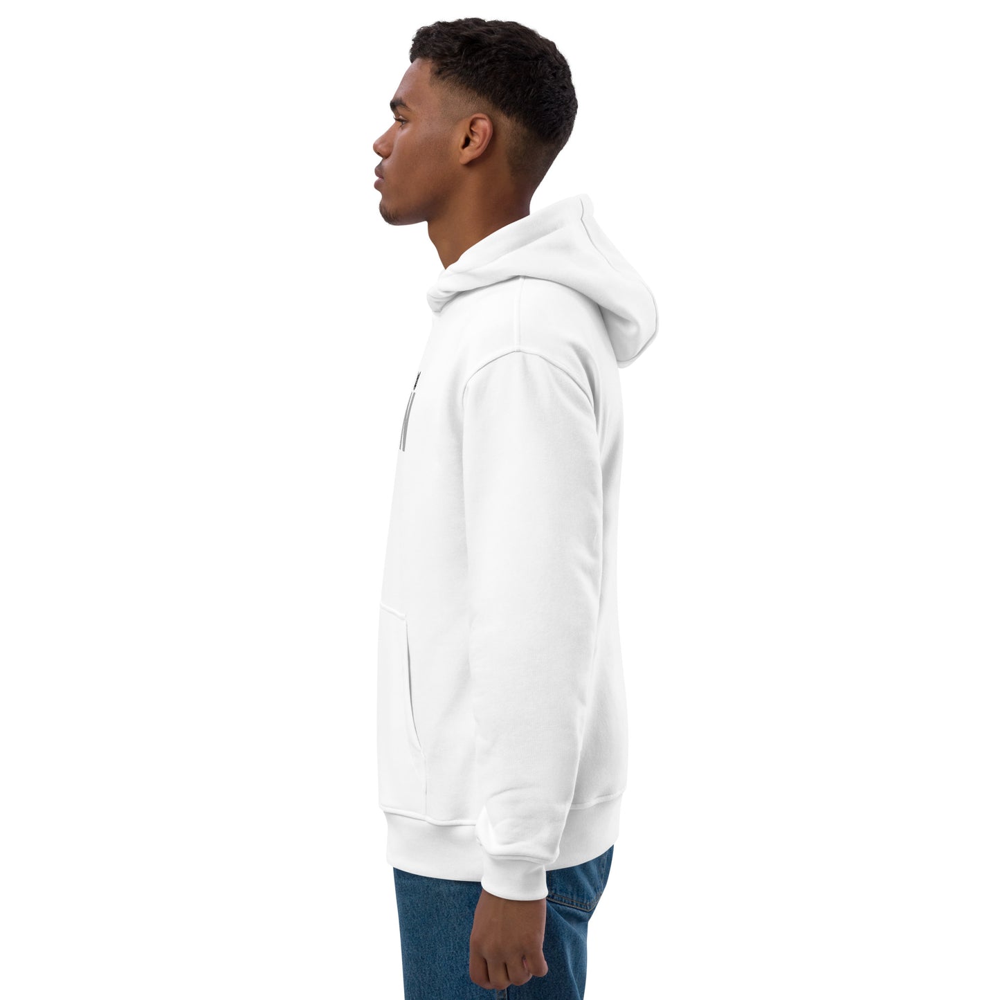 Premium Organic Cotton Hoodie White