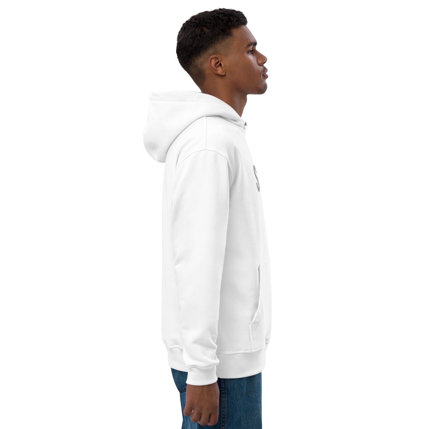 Premium Organic Cotton Hoodie White