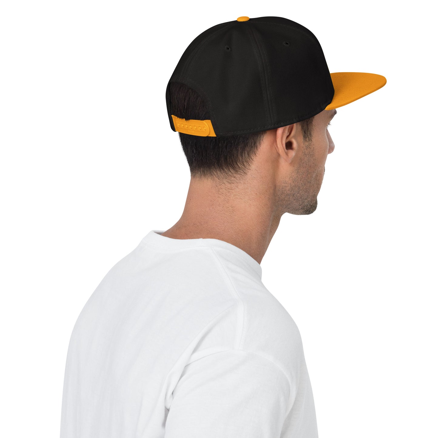 Syan Flat Snapback Hat 3D Embroidery