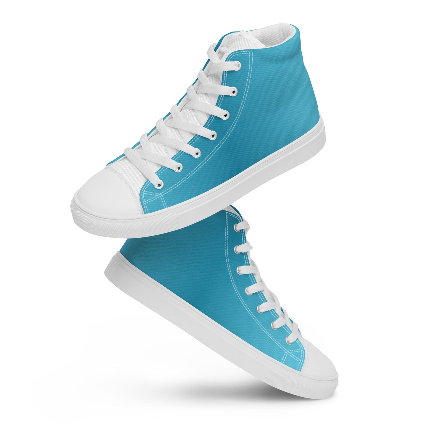 Women’s High Top Shoes Sexy Blue White