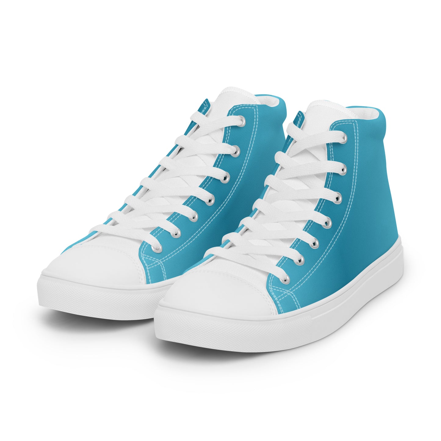 Women’s High Top Shoes Sexy Blue White