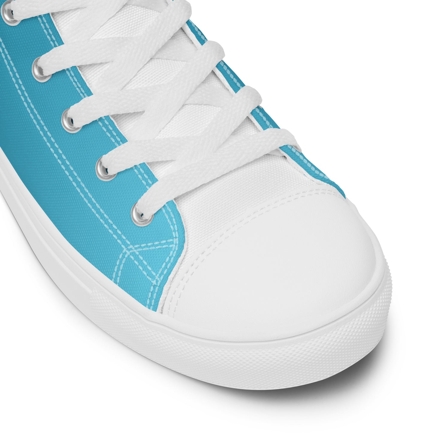 Women’s High Top Shoes Sexy Blue White