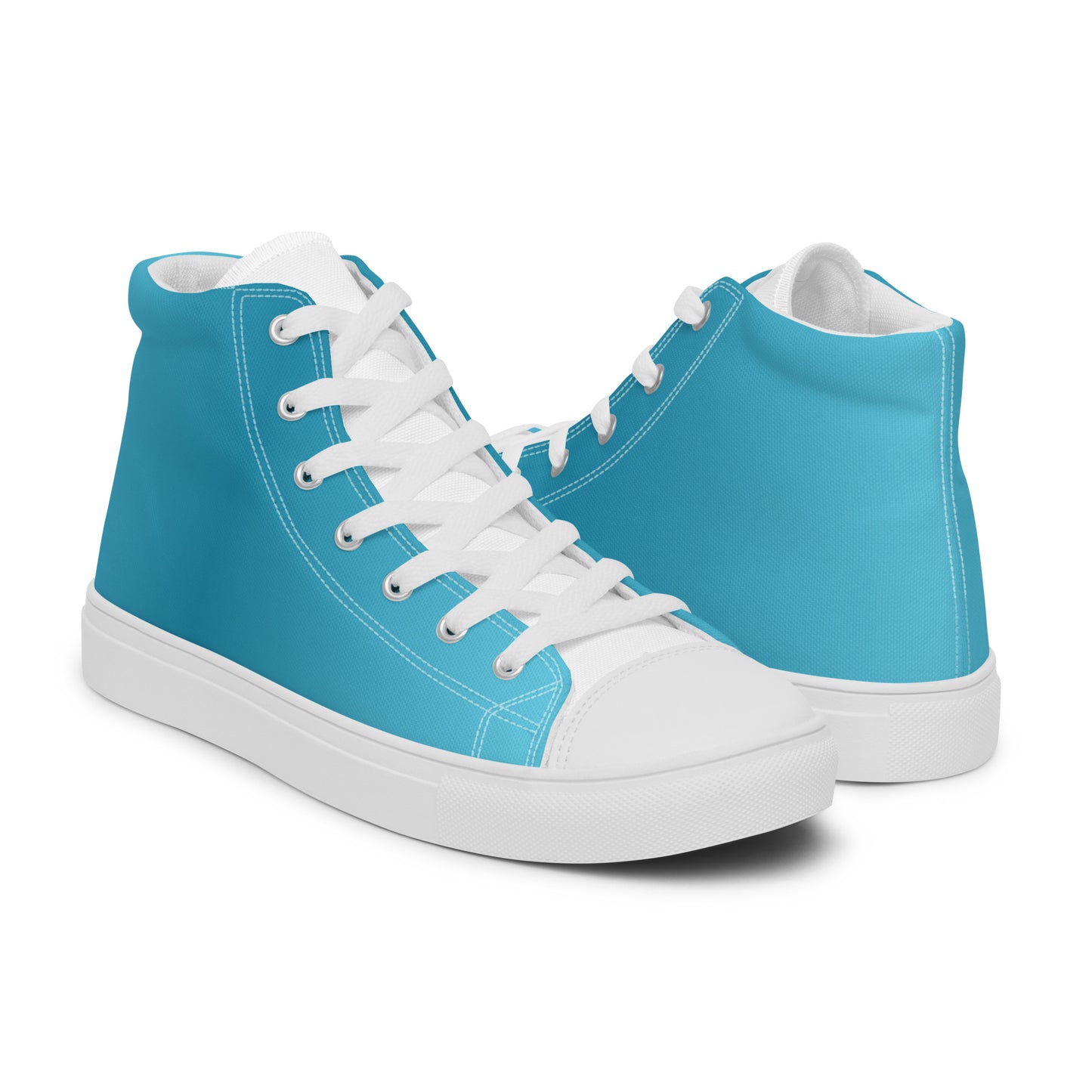 Women’s High Top Shoes Sexy Blue White