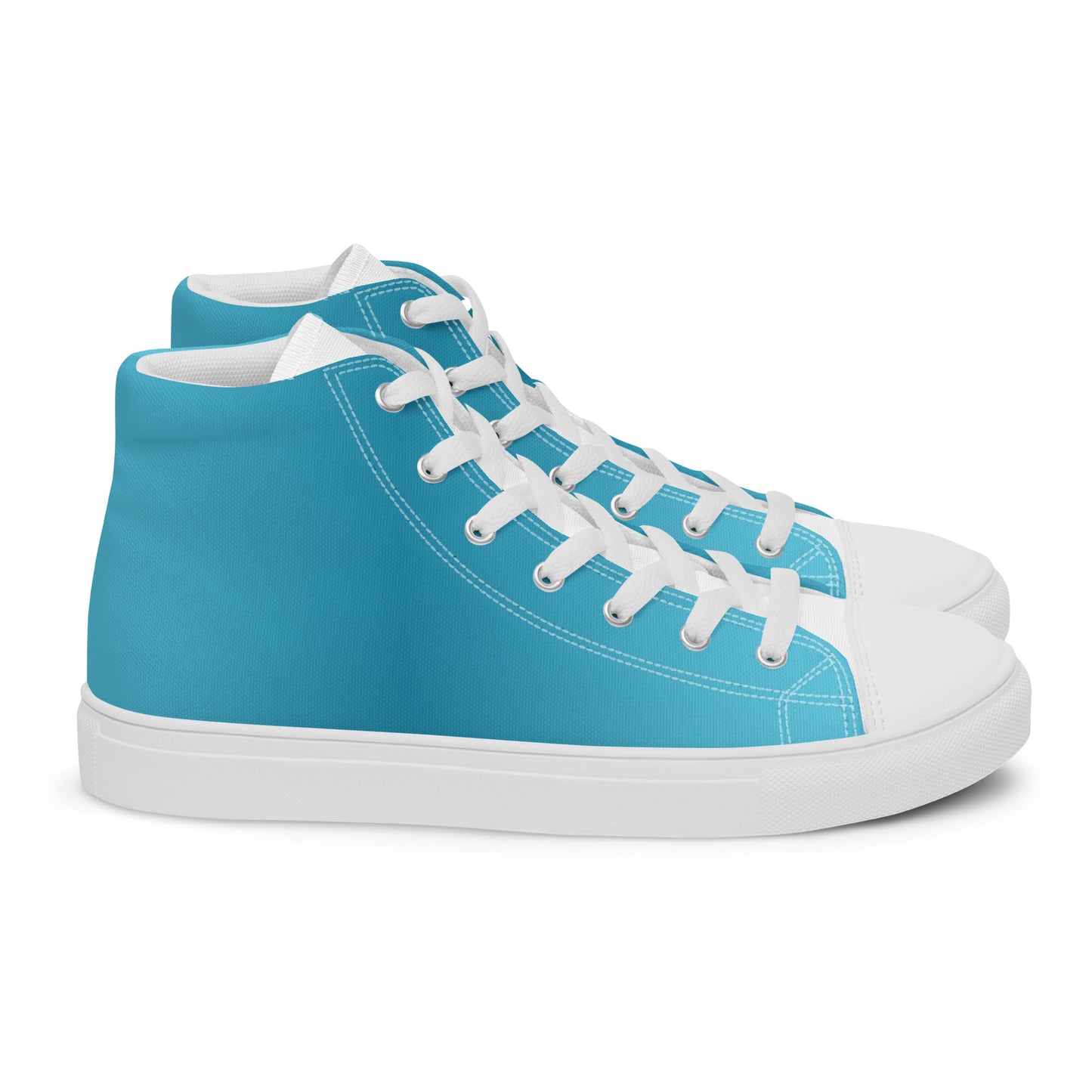 Women’s High Top Shoes Sexy Blue White