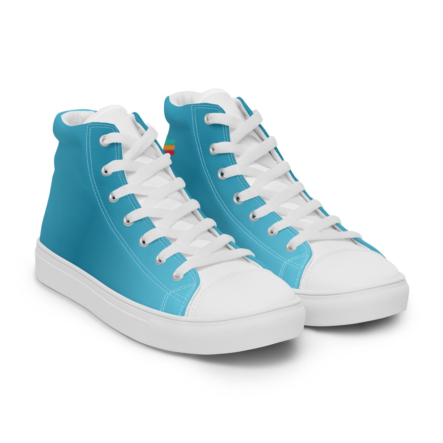 Women’s High Top Shoes Sexy Blue White