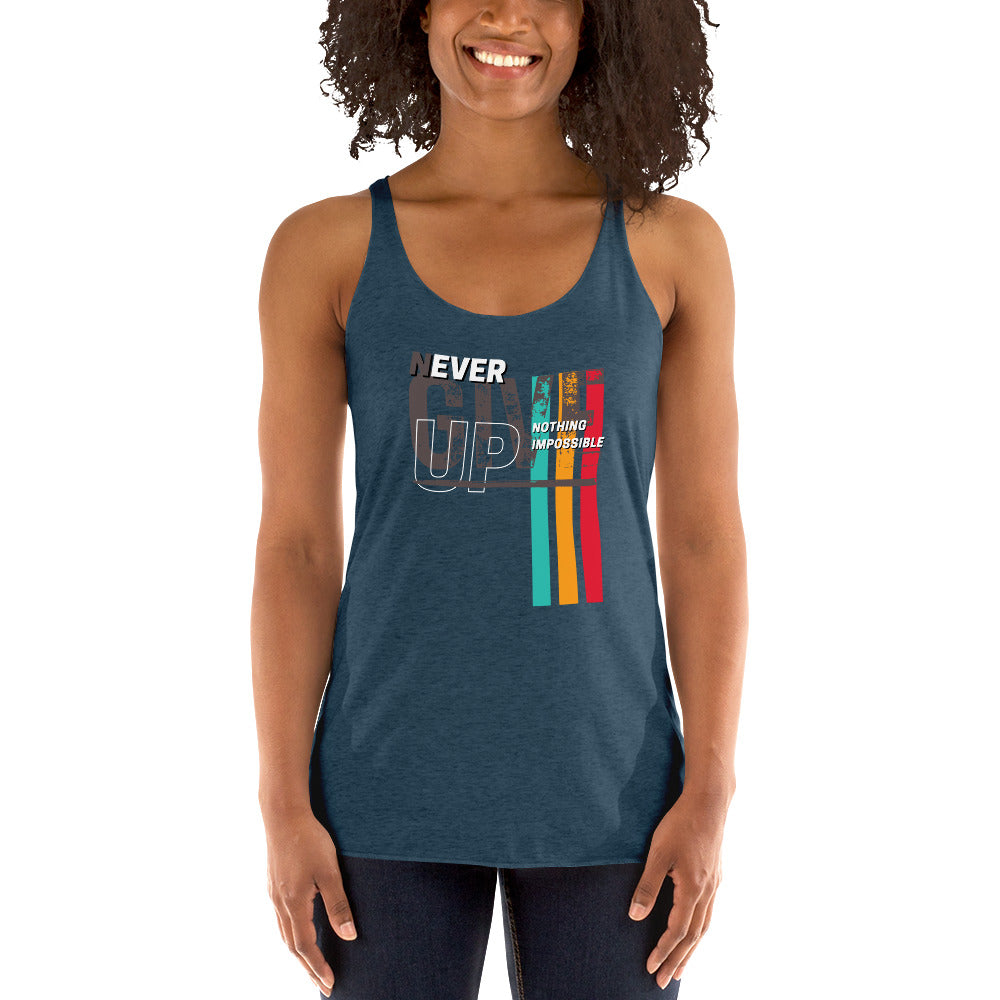 Fit Lightweight Tank Top Never Give Up