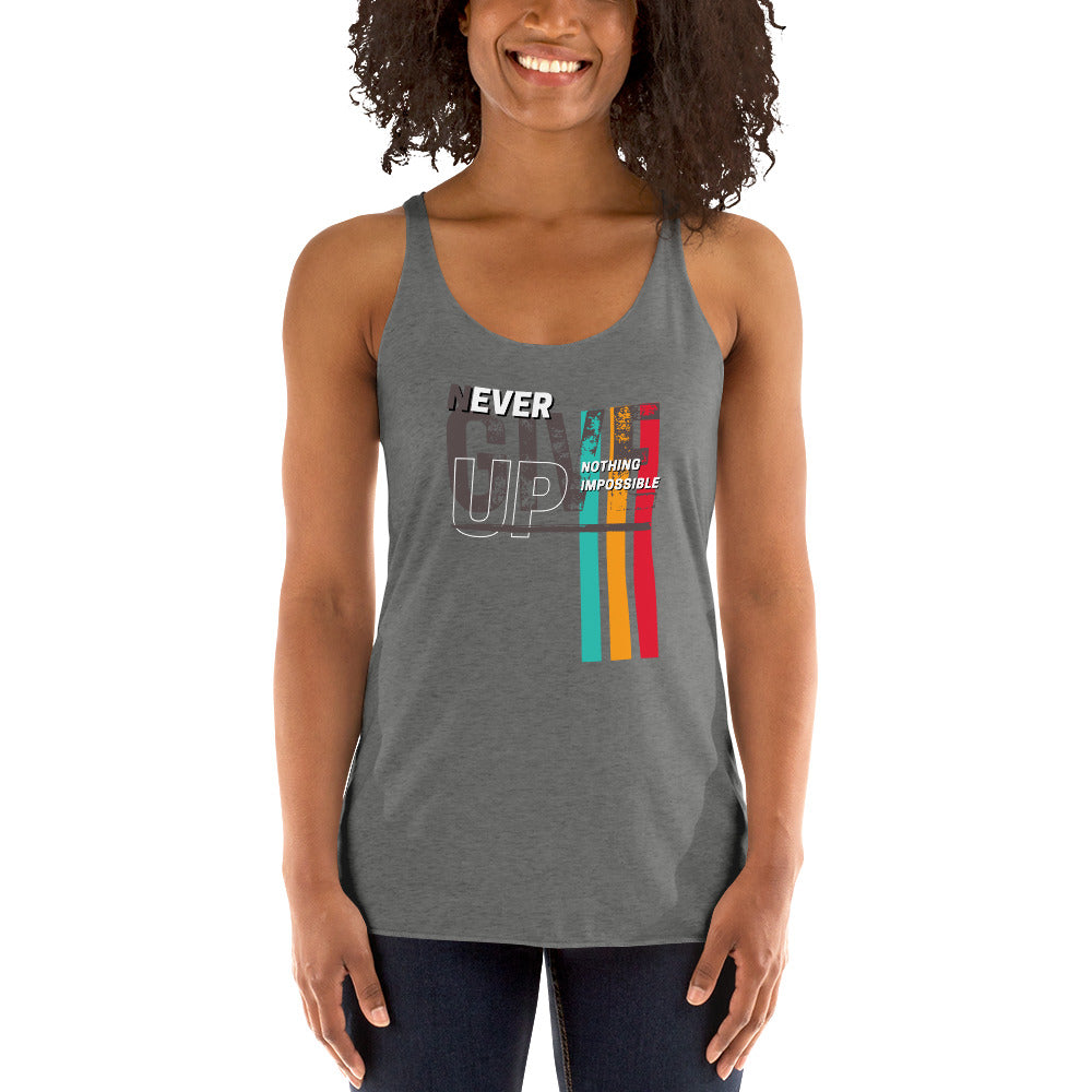 Fit Lightweight Tank Top Never Give Up