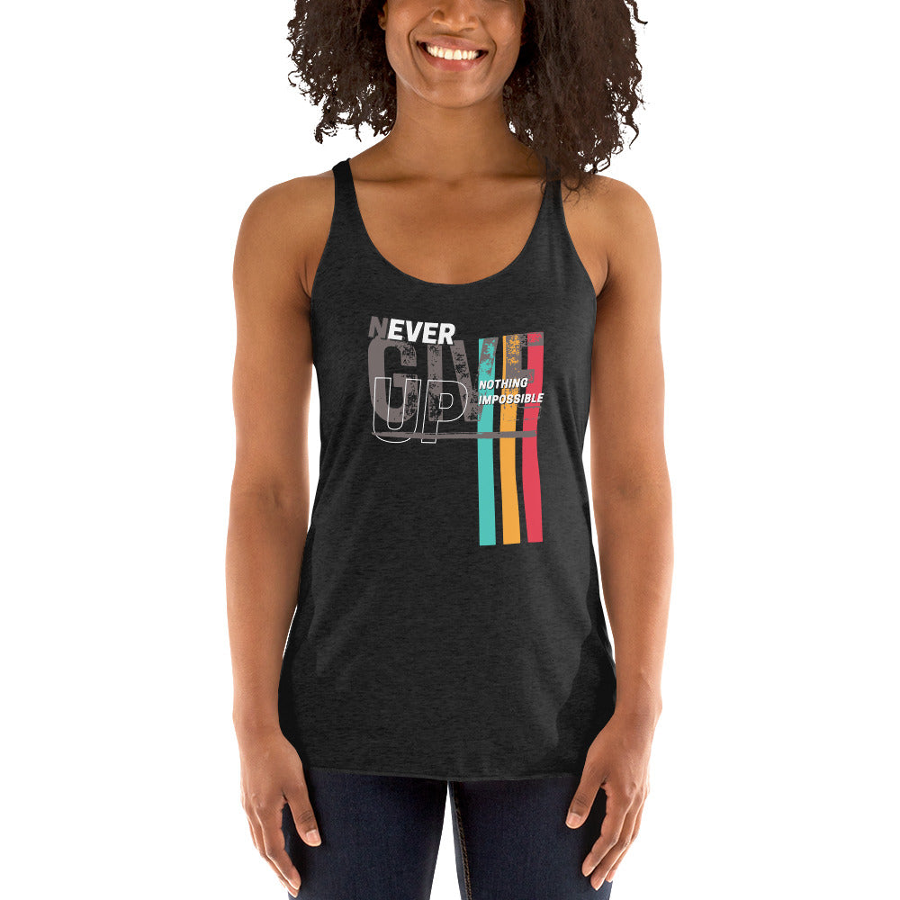 Fit Lightweight Tank Top Never Give Up