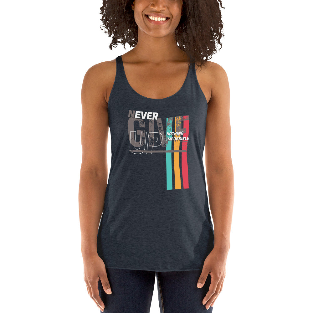 Fit Lightweight Tank Top Never Give Up