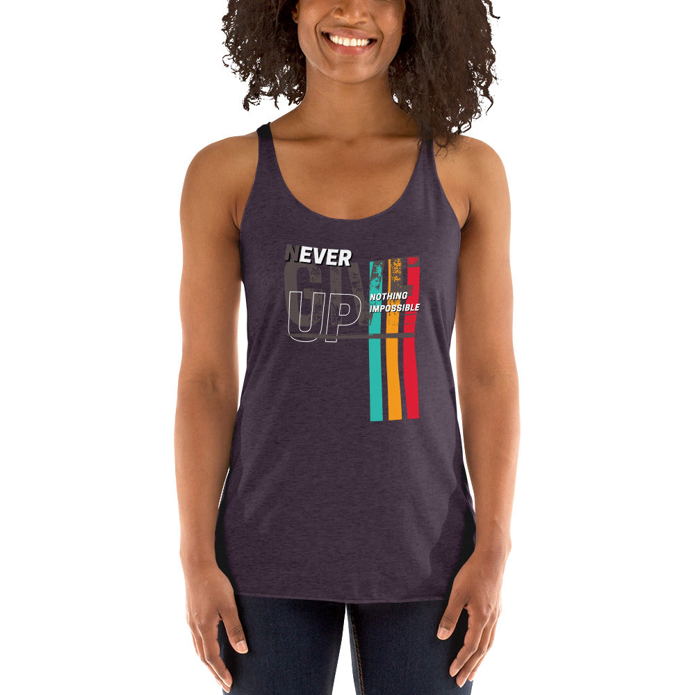 Fit Lightweight Tank Top Never Give Up